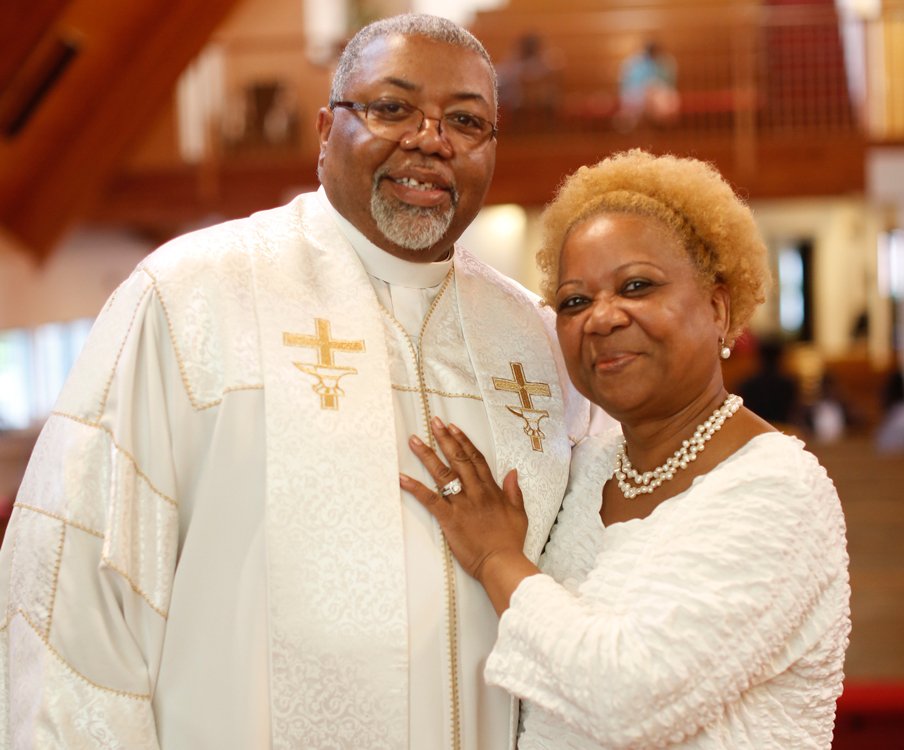 Rev. Melvin E. Wilson and Rev. Leslie Wilson, First Lady of Saint Matthew AME Church